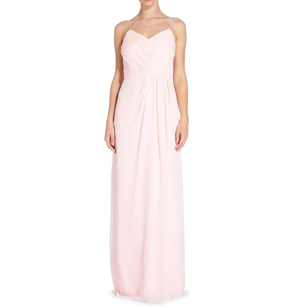 Weddington Way women dress gown Camille TP109 Champagne pink peach 00 $169